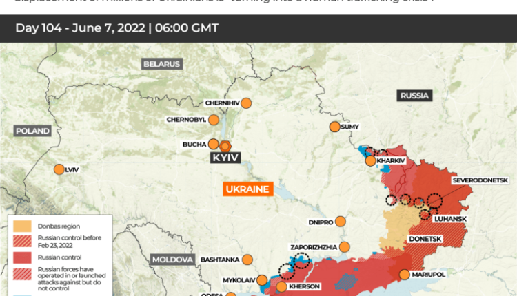 INTERACTIVE Russia Ukraine War Who controls what in Ukraine Day 104