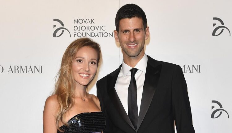 MILAN, ITALY - SEPTEMBER 20: Jelena Djokovic and Novak Djokovic attend the Milano Gala Dinner benefitting the Novak Djokovic Foundation presented by Giorgio Armani at Castello Sforzesco on September 20, 2016 in Milan, Italy. (Photo by Jacopo Raule/Getty Images for the Novak Djokovic Foundation)